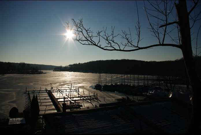 Januar-Eis Stössensee